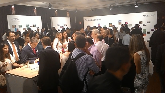 convidados conhecem o ZenFone após lançamento