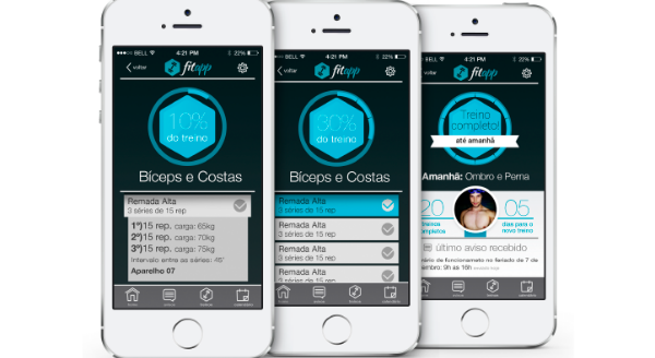 imagem do app fitapp