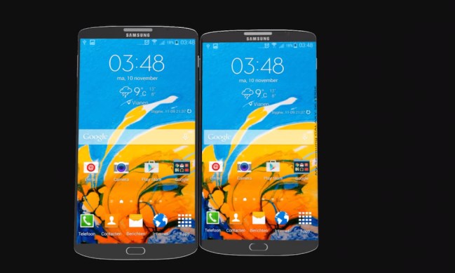 imagem frontal do samsung galaxy s6