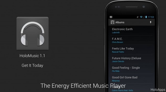 Aplicativo Holo Music para baixar música download de musicas gratis