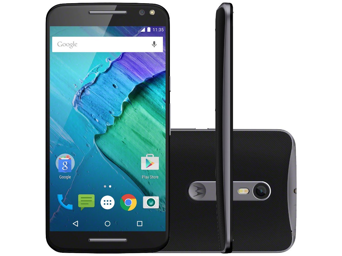 Galaxy A5 ou Moto X - Tela