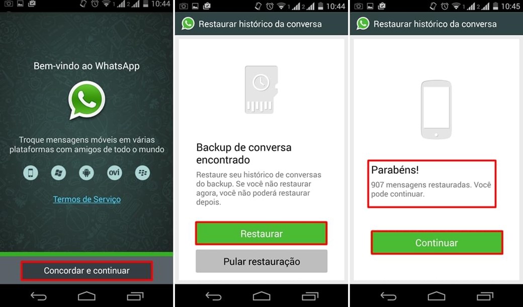 dicas android para recuperar mensagens do aplicativo whats app