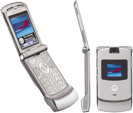 celulares mais vendidos Motorola RAZR V3