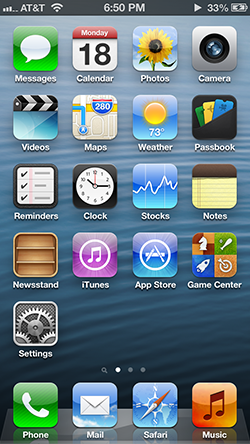 sistema ios versão 6 da apple