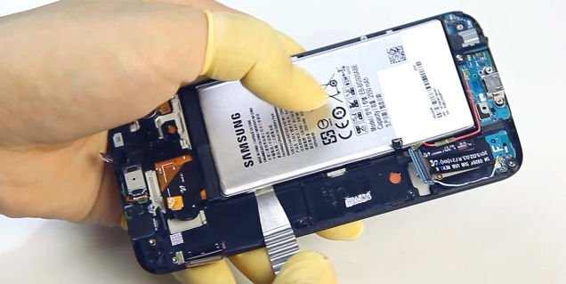 bateria do smartphone samsung galaxy s7