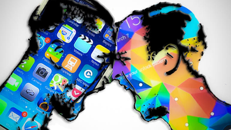 sistema android ou ios sistema android do galaxy a ou sistema ios do iphone se?