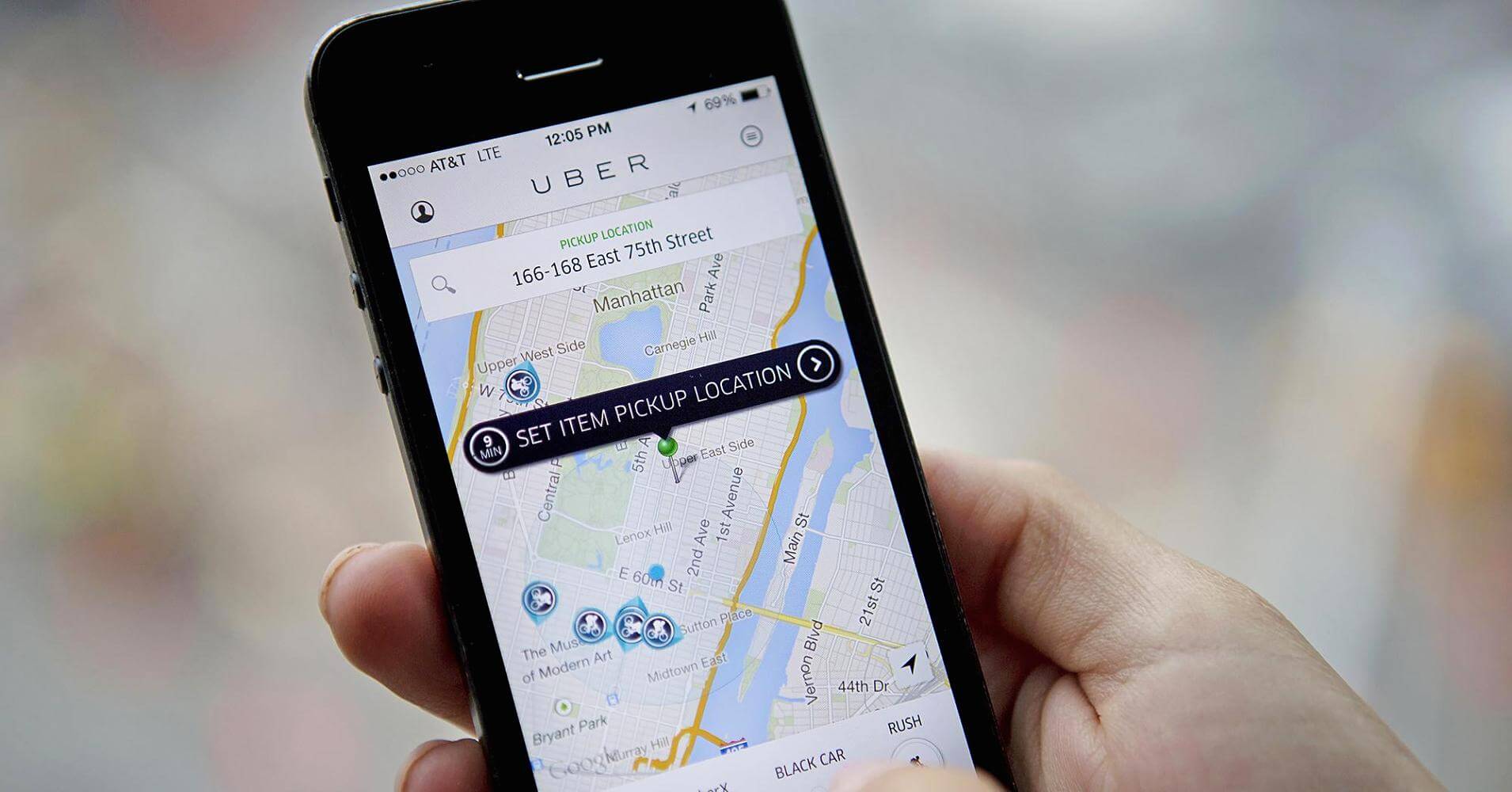Uber app Uber app