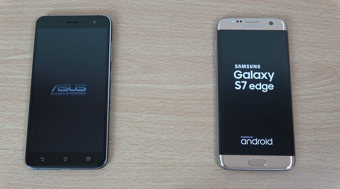 Samsung Galaxy S7 edge e ASUS Zenfone 3 Samsung Galaxy S7 edge e ASUS Zenfone 3