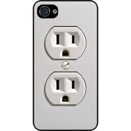 Capa de smartphone em formato de tomada Capa de celular em formato de tomada
