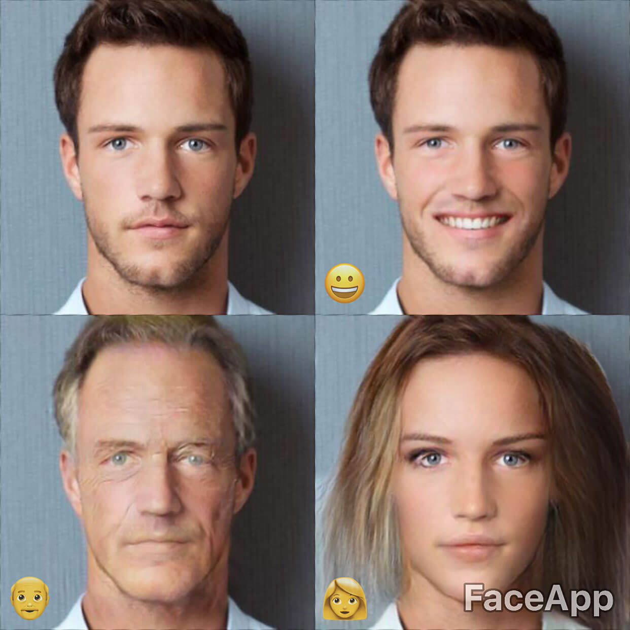 Fotos do faceApp Aplicativo faceApp Aplicativo