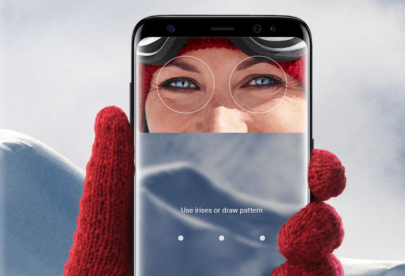 leitor de iris samsung s8