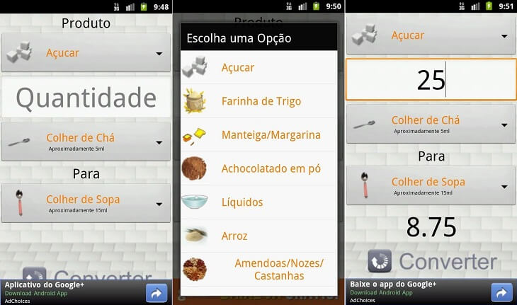 Medidas Culinárias