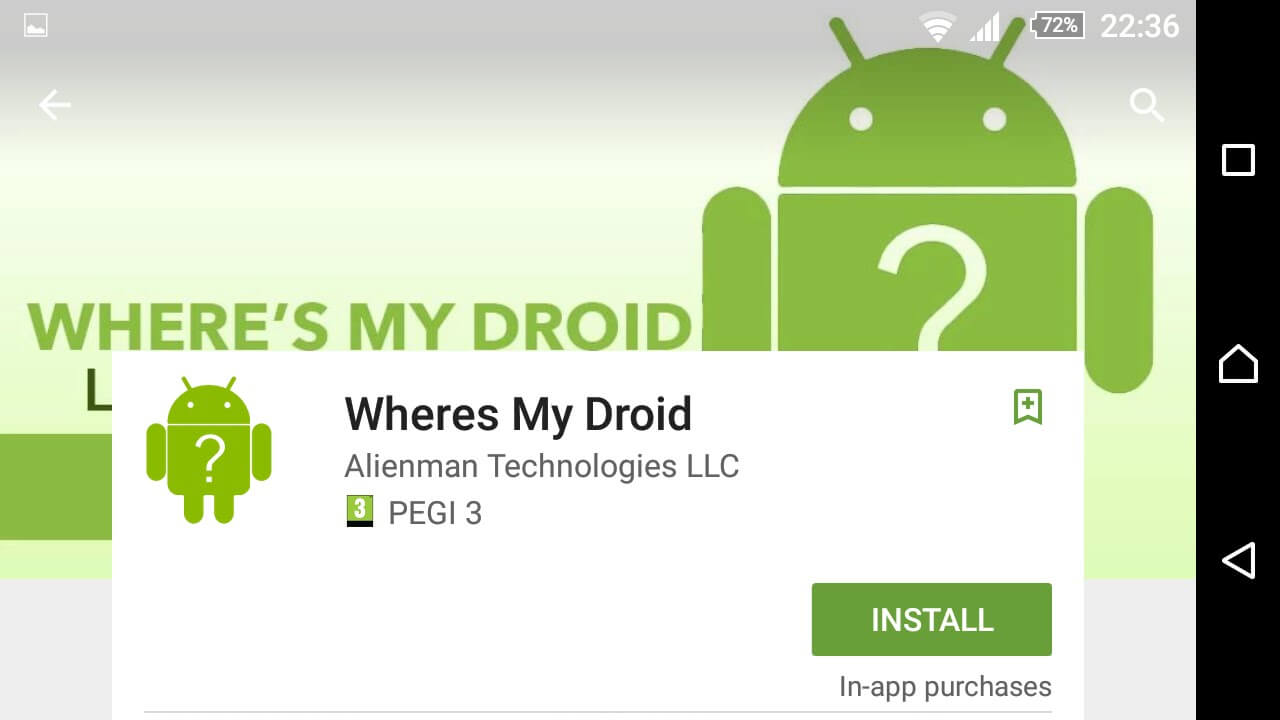 aplicativo Where is My Droid Where is My Droid