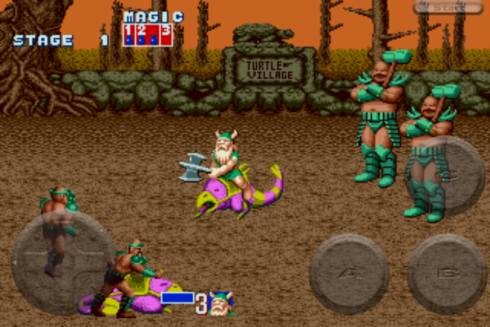 Clássico game da Sega agora ganha versão para smartphones. golden-axe-2