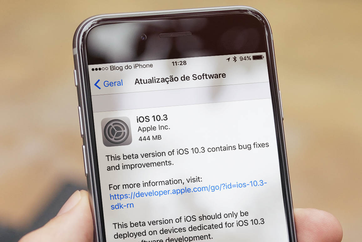 atualização do IOS atualização do IOS