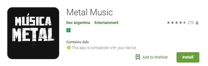 baixar app baixar-app-metal-music