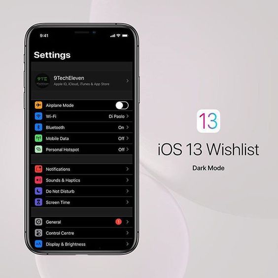 novo iphone ios 13