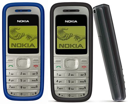 celulares mais vendidos Nokia 1200