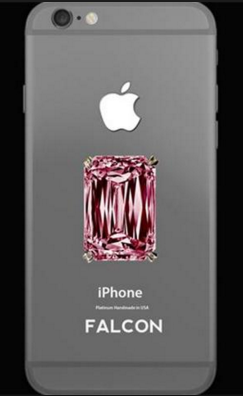 smartphone iphone 6 falcon pink diamond
