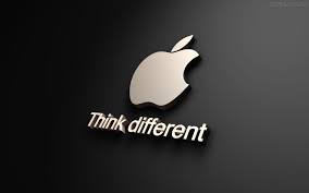 logo e slogan da empresa apple