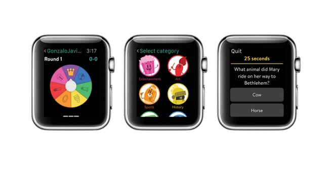 Trivia Crack aplicativo para apple watch