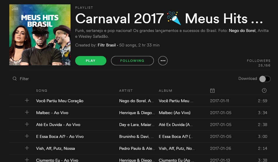 Carnaval 2017 Meus Hits Brasil