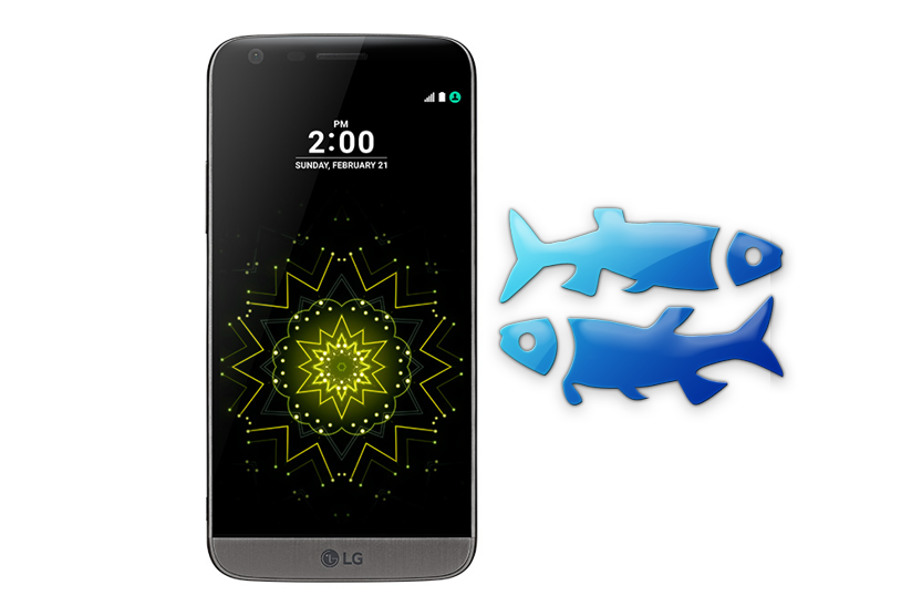 LG G5 SE - peixes