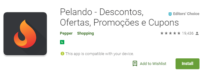 Pelando - Descontos、Ofertas、Promoções e Cupons (com.tippingcanoe